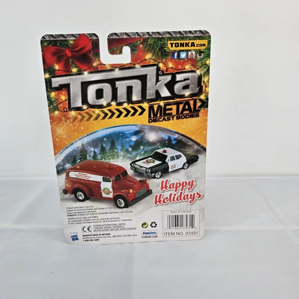 Tonka Metal Diecast Vintage Police Cruiser-Limited Edition 2015 Christmas Toy‎